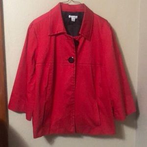 Red dress jacket
